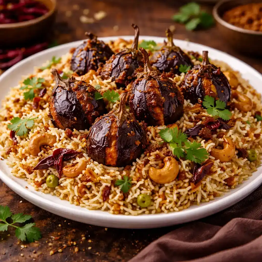 Guttivankaya Pulav at Hashtag India